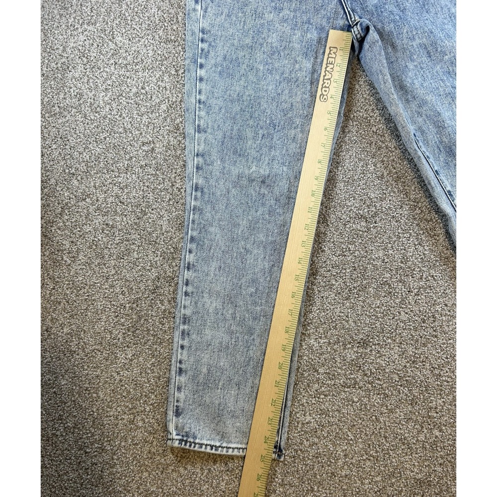 Women's Pacsun High Rise Straight Acid Washed Jeans Size 26 Buttonfly - Picture 2 of 10
